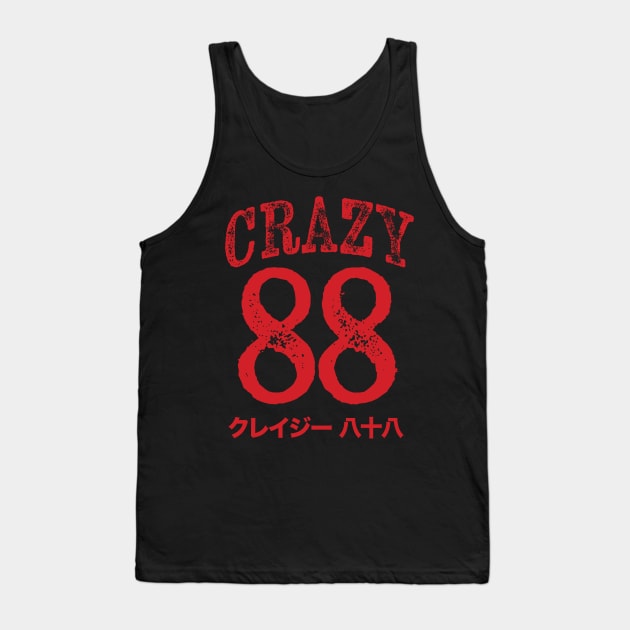 The Crazy 88 Tank Top by MindsparkCreative